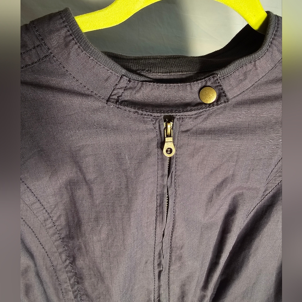 Dusty Blue Bomber Jacket - Picture 2 of 11